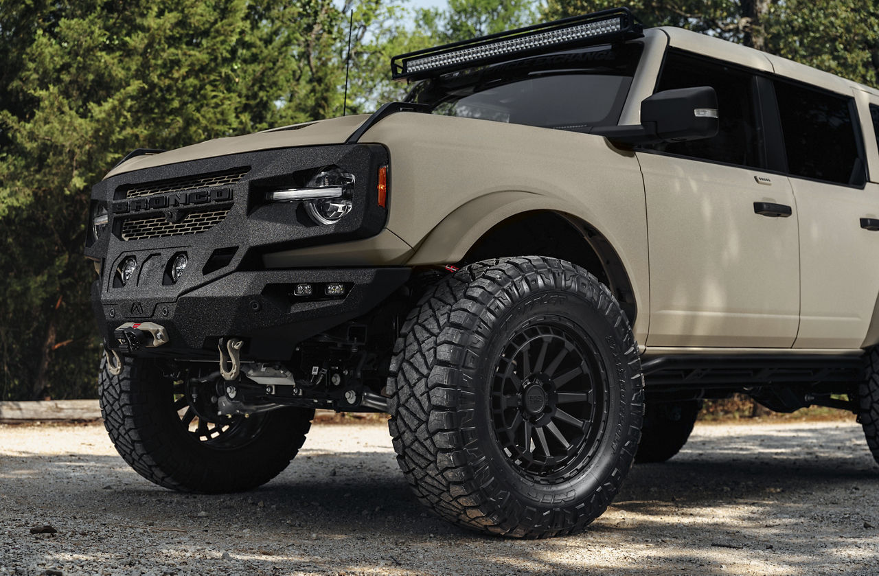 2021 Ford Bronco - Black Rhino RAID - Black | Wheel Pros